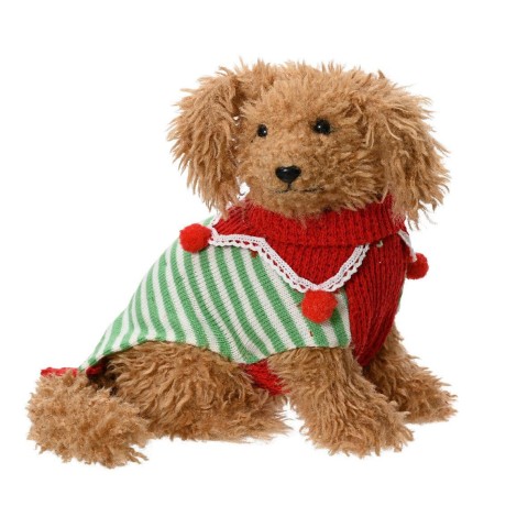CANE CON VESTITO NATALIZIO H29